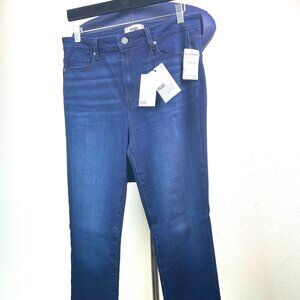 Paige Hoxton Dark Wash/ Dark Indigo Slim Jeans – Thea Size 31 Made in Mexico